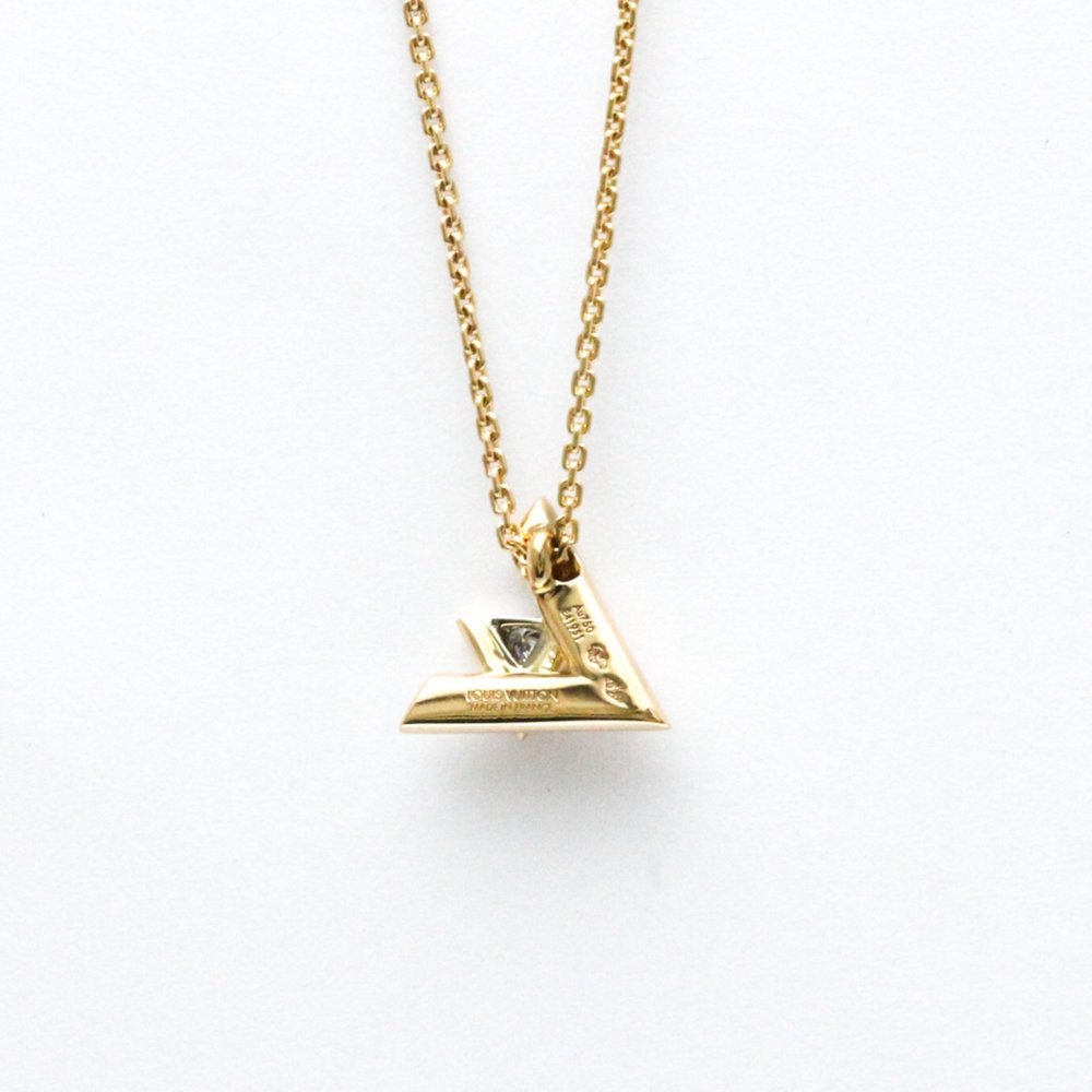 LOUIS VUITTON 18k Rose Gold Diamond Necklace - Picture 5 of 11